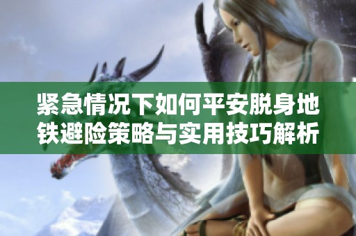 紧急情况下如何平安脱身地铁避险策略与实用技巧解析