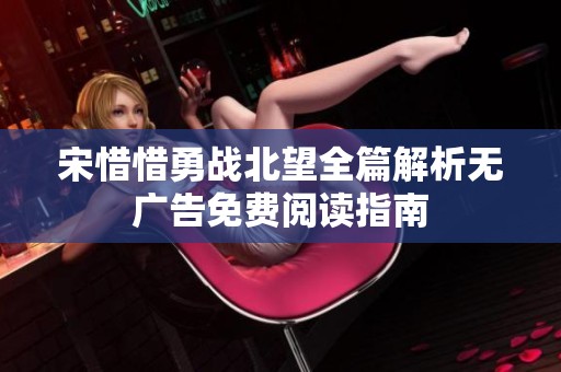 宋惜惜勇战北望全篇解析无广告免费阅读指南