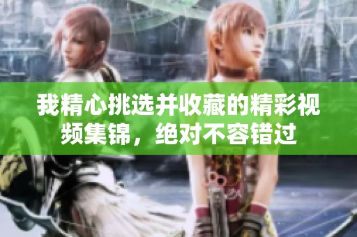 我精心挑选并收藏的精彩视频集锦，绝对不容错过