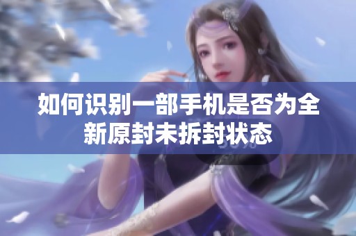 如何识别一部手机是否为全新原封未拆封状态