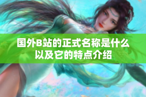 国外B站的正式名称是什么以及它的特点介绍