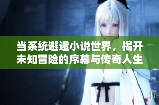 当系统邂逅小说世界，揭开未知冒险的序幕与传奇人生