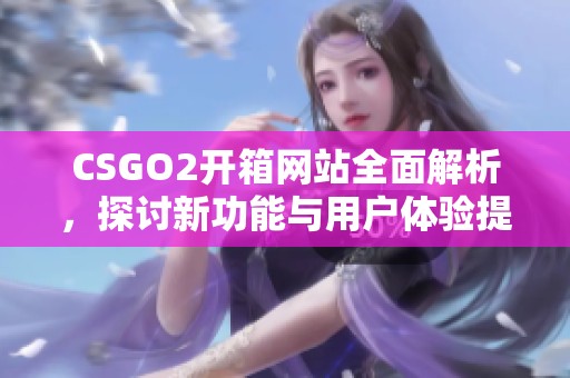 CSGO2开箱网站全面解析，探讨新功能与用户体验提升