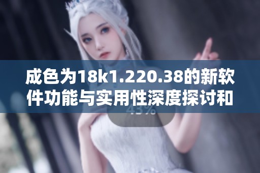 成色为18k1.220.38的新软件功能与实用性深度探讨和评测