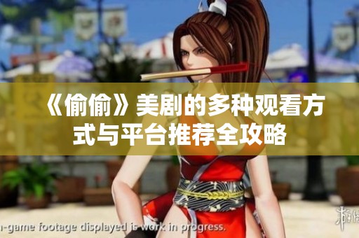 《偷偷》美剧的多种观看方式与平台推荐全攻略