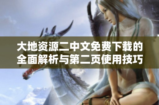 大地资源二中文免费下载的全面解析与第二页使用技巧指南