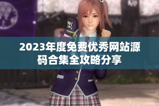 2023年度免费优秀网站源码合集全攻略分享