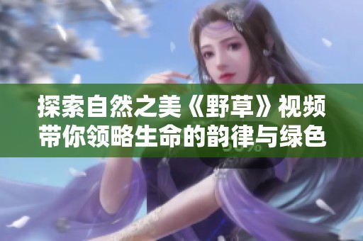 探索自然之美《野草》视频带你领略生命的韵律与绿色希望