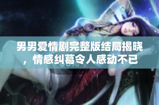 男男爱情剧完整版结局揭晓，情感纠葛令人感动不已
