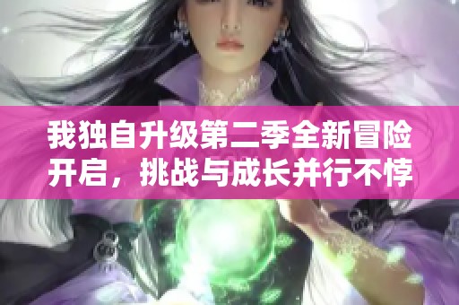 我独自升级第二季全新冒险开启，挑战与成长并行不悖