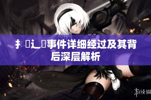 扌喿辶畐事件详细经过及其背后深层解析