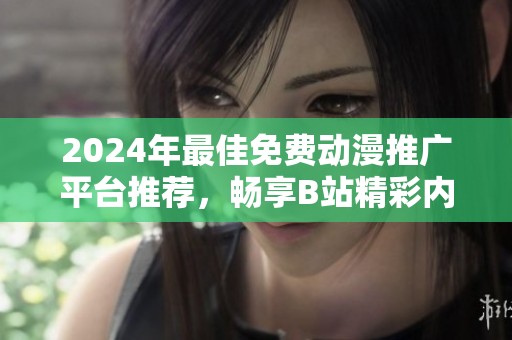 2024年最佳免费动漫推广平台推荐，畅享B站精彩内容！