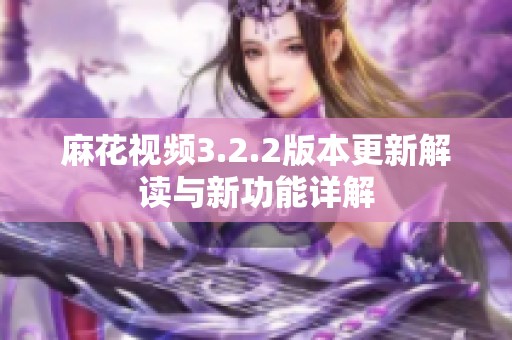 麻花视频3.2.2版本更新解读与新功能详解