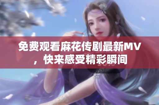 免费观看麻花传剧最新MV，快来感受精彩瞬间