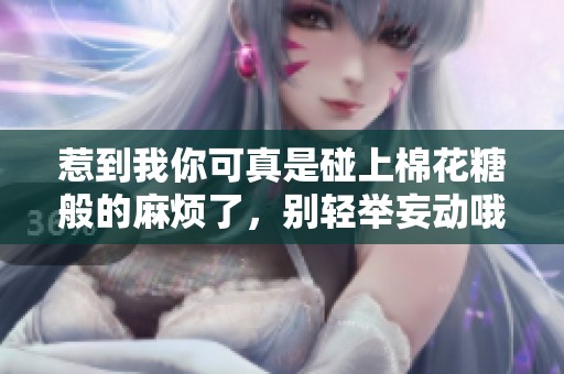 惹到我你可真是碰上棉花糖般的麻烦了，别轻举妄动哦