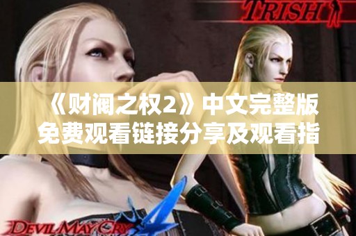 《财阀之权2》中文完整版免费观看链接分享及观看指南