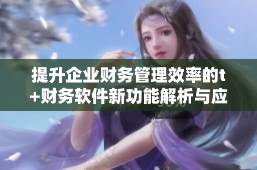 提升企业财务管理效率的t+财务软件新功能解析与应用实例