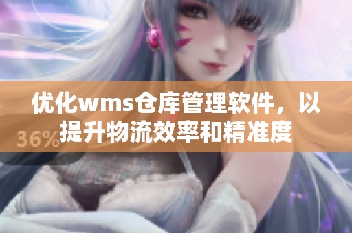 优化wms仓库管理软件，以提升物流效率和精准度