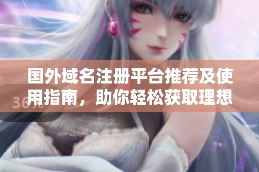 国外域名注册平台推荐及使用指南，助你轻松获取理想域名