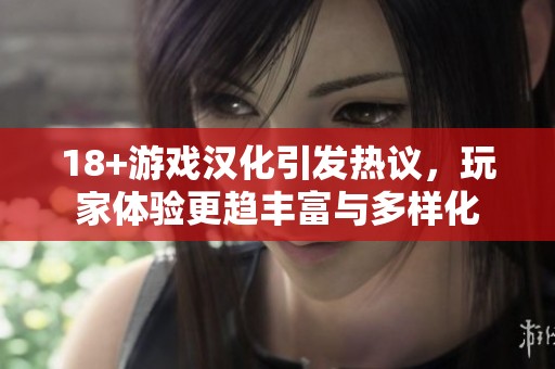 18+游戏汉化引发热议，玩家体验更趋丰富与多样化