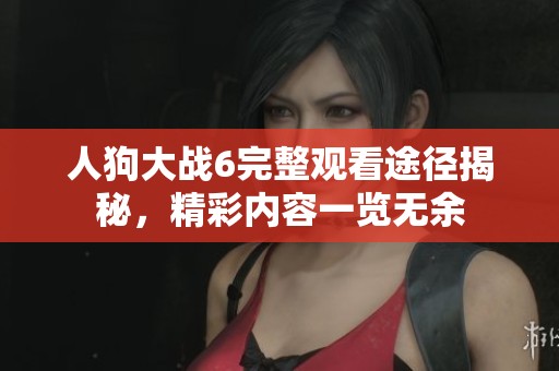 人狗大战6完整观看途径揭秘，精彩内容一览无余