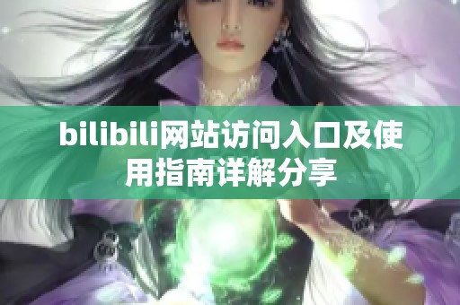 bilibili网站访问入口及使用指南详解分享