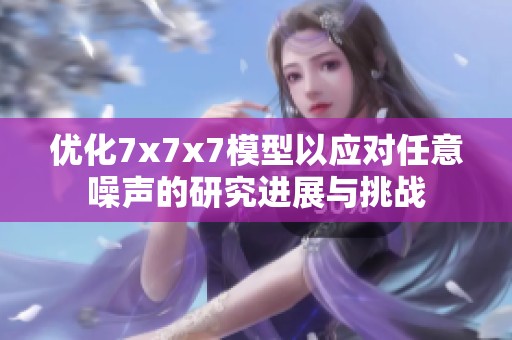 优化7x7x7模型以应对任意噪声的研究进展与挑战