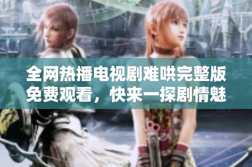 全网热播电视剧难哄完整版免费观看，快来一探剧情魅力吧