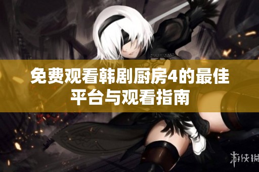 免费观看韩剧厨房4的最佳平台与观看指南