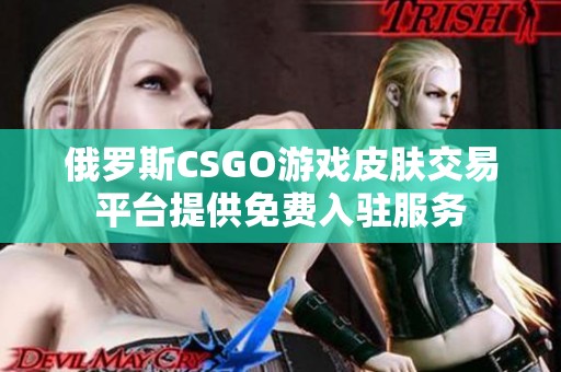 俄罗斯CSGO游戏皮肤交易平台提供免费入驻服务