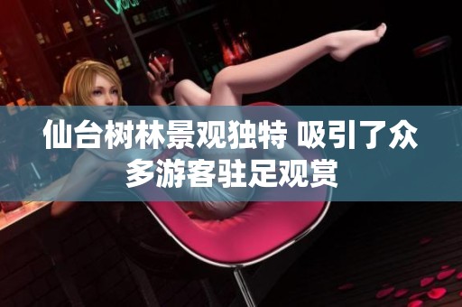 仙台树林景观独特 吸引了众多游客驻足观赏