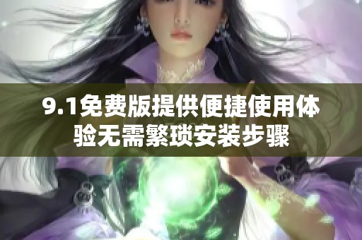9.1免费版提供便捷使用体验无需繁琐安装步骤