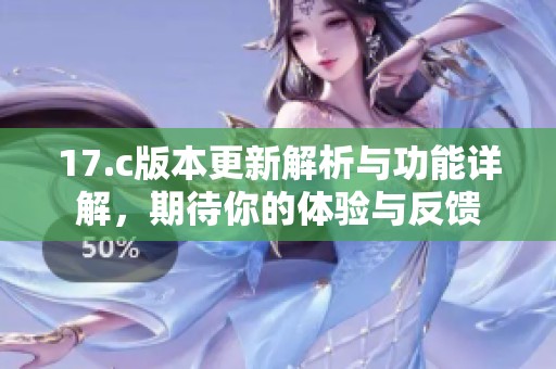 17.c版本更新解析与功能详解，期待你的体验与反馈